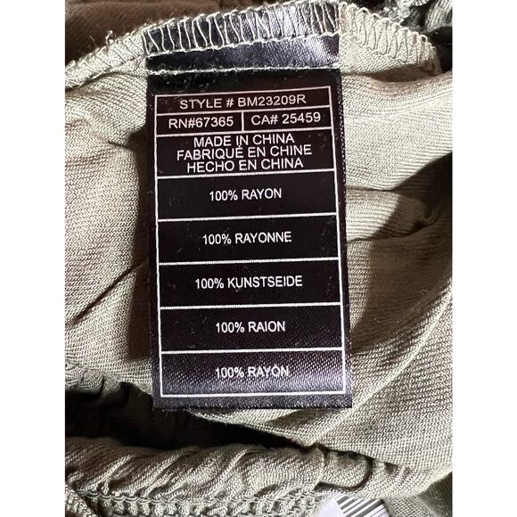 Steve Madden Natural Beauty Jumpsuit Deep Olive XS NWT - Picture 7 of 7